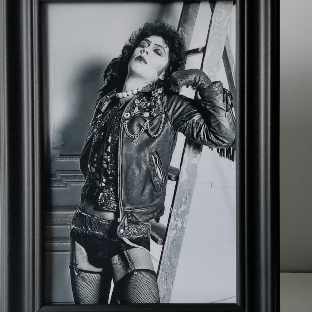Tim Curry Rocky Horror Pictures Show Retro Punk Rock Fem Metal Musical Framed - Picture 4 of 4